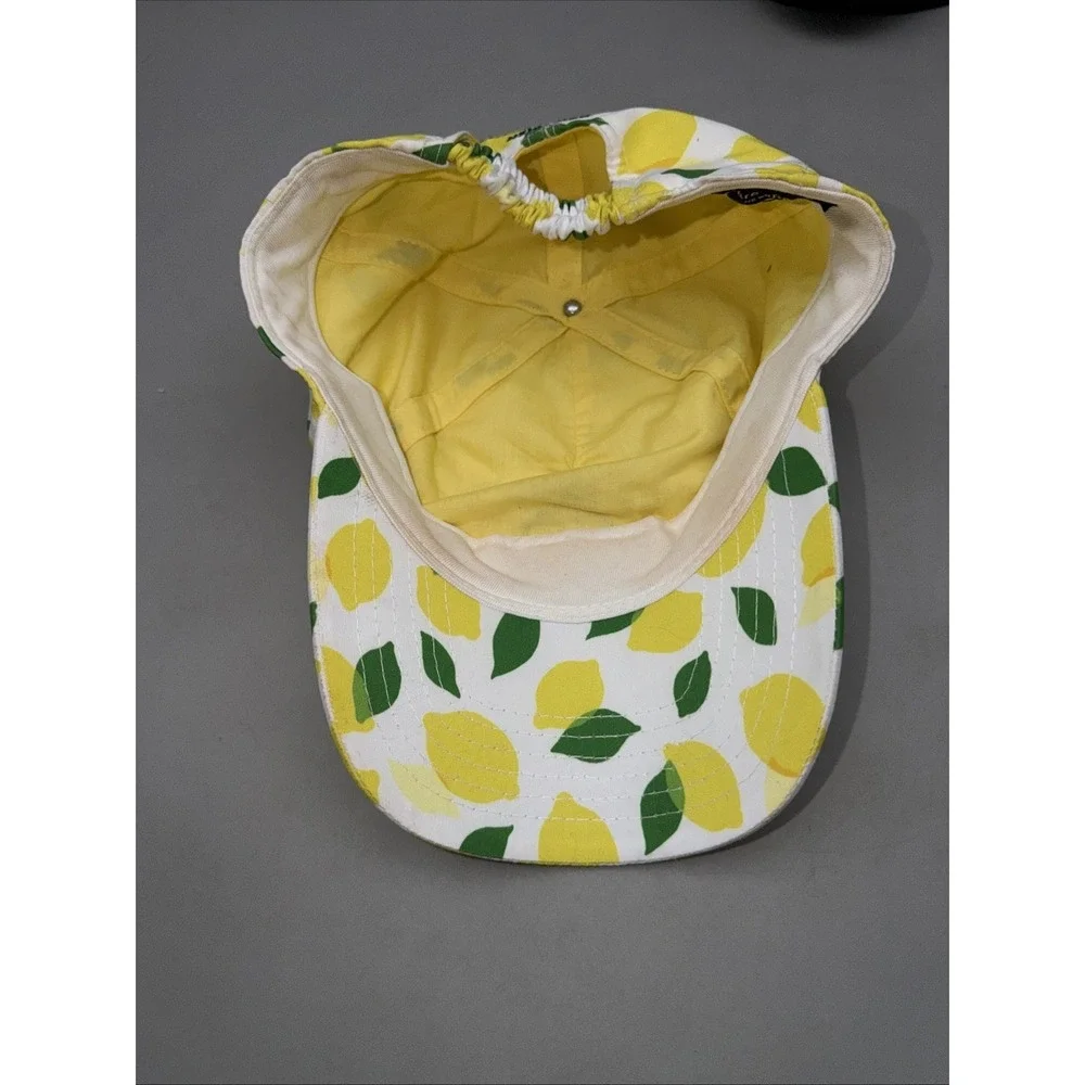 Kate Spade New York Lemon Toss Baseball Cap Hat OSFM